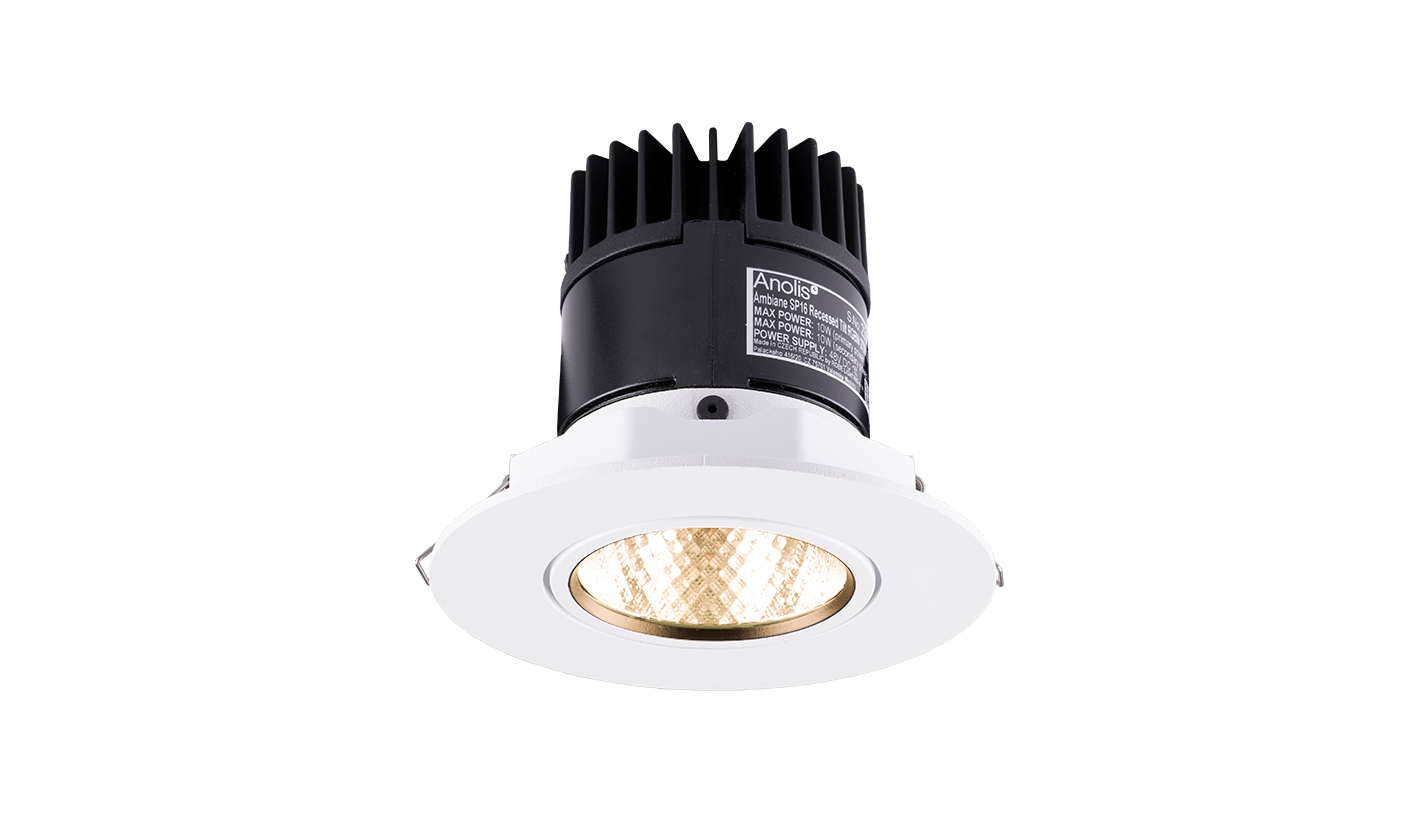 隆　arisライト Ambiane® SP16 Recessed Tilt | Anolis LED Lighting